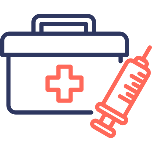 bolsa de primeros auxilios icono gratis