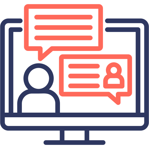 discussion en ligne Icône gratuit discussion en ligne Icône gratuit