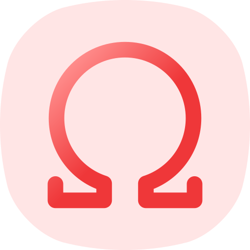 omega icono gratis