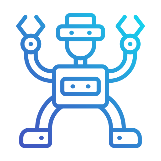 robot humanoide icono gratis