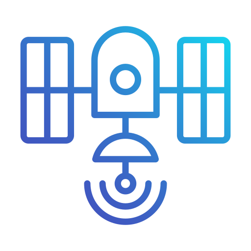 tecnología satelital icono gratis