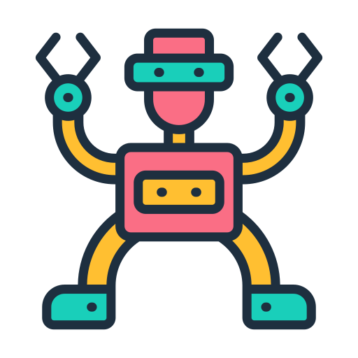 robot humanoide icono gratis