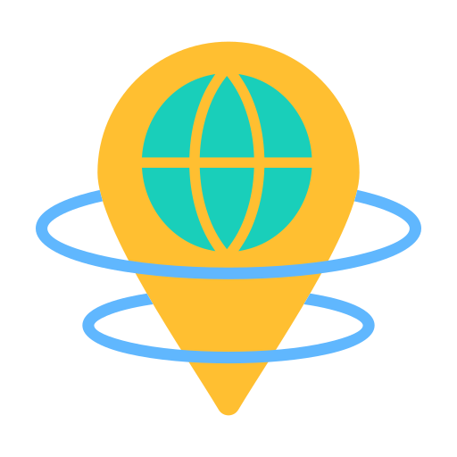 tecnología geoespacial icono gratis