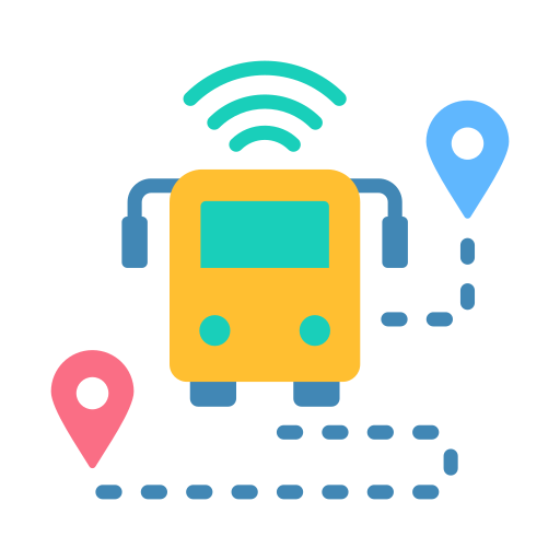 transporte inteligente icono gratis