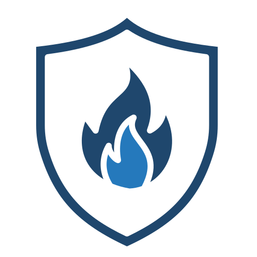 prevención de fuego icono gratis