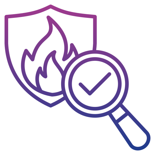 seguridad contra incendios icono gratis