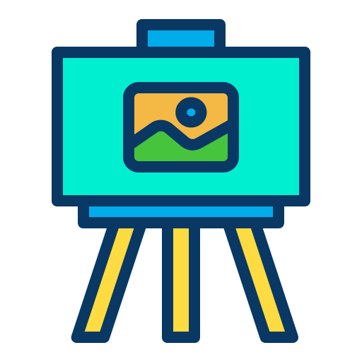 Easel free icon Easel free icon