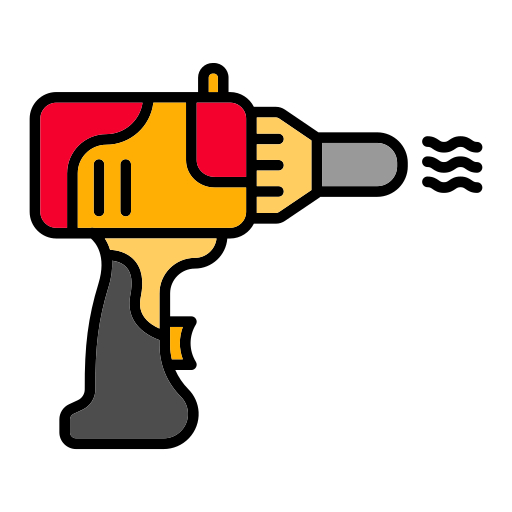 pistola de calor icono gratis