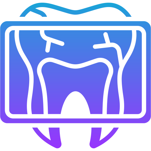 radiografía dental icono gratis