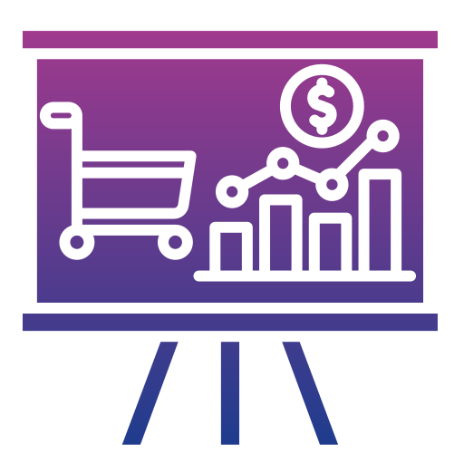 las tendencias del mercado icono gratis