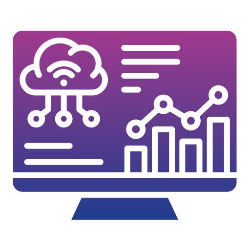 visualización de datos icono gratis