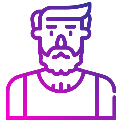 Beard man free icon Beard man free icon