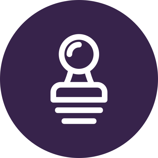 estampilla icono gratis