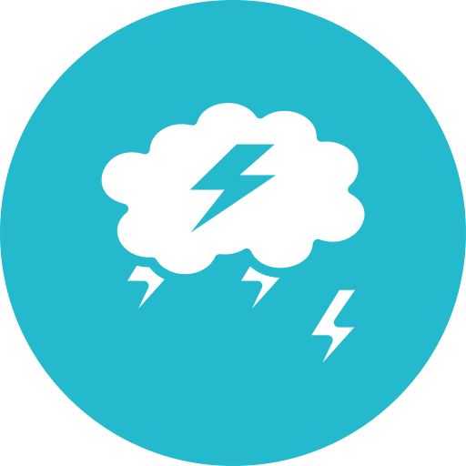 Thunderstorm free icon Thunderstorm free icon
