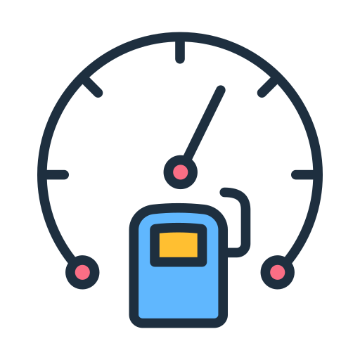 indicador de combustible icono gratis