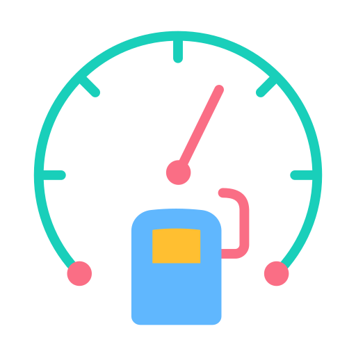 indicador de combustible icono gratis