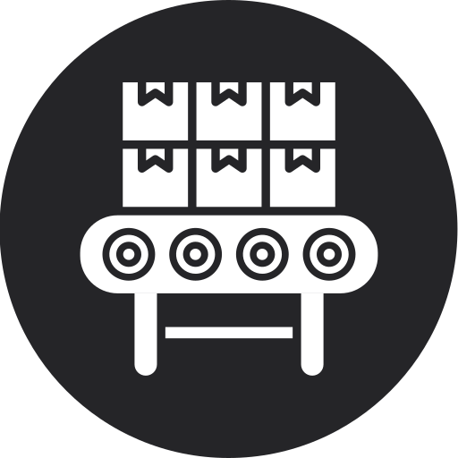 Conveyor belt free icon