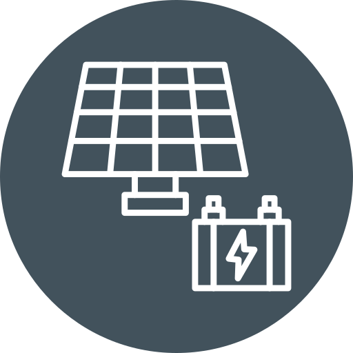 panel solar icono gratis