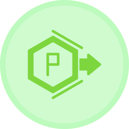 Знак парковки бесплатно иконка