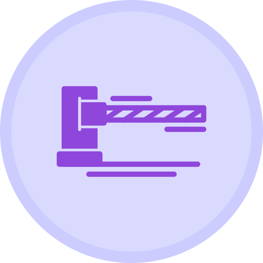 barrera de coche icono gratis