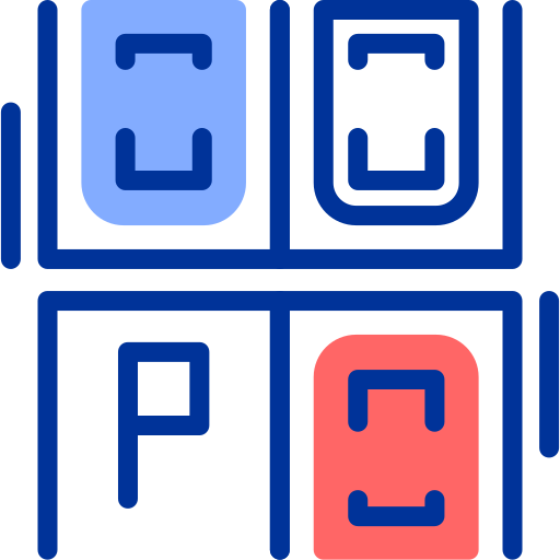 Parking space free icon
