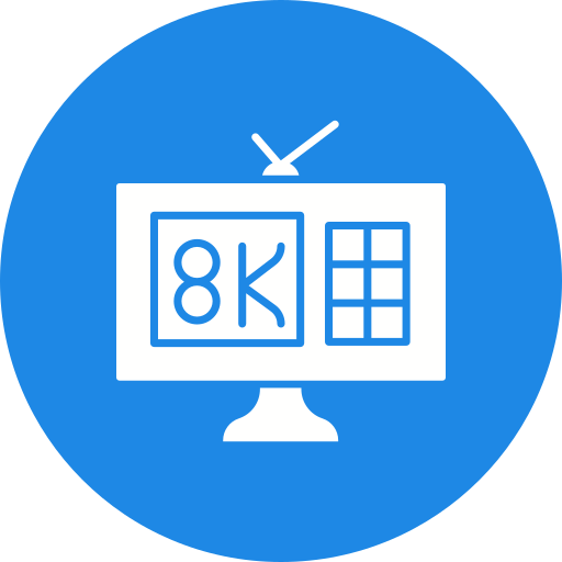 8k fernseher kostenlos Icon 8k fernseher kostenlos Icon