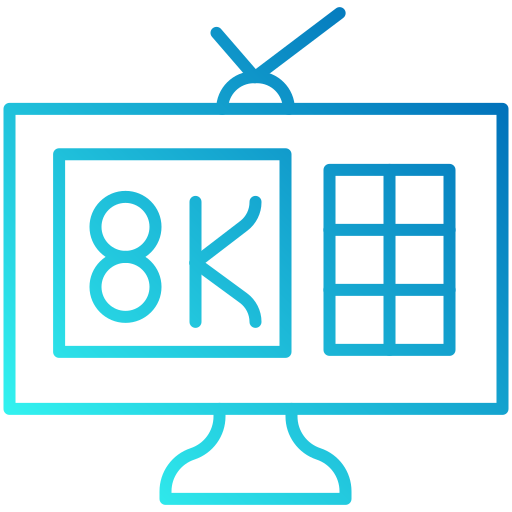 8k fernseher kostenlos Icon 8k fernseher kostenlos Icon
