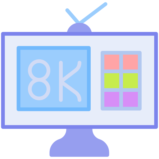 8k fernseher kostenlos Icon 8k fernseher kostenlos Icon