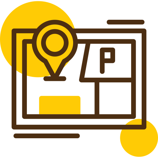 Parking map free icon Parking map free icon