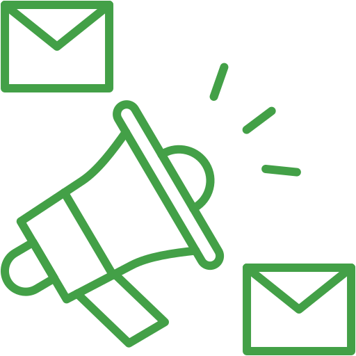 campaña de publicidad icono gratis