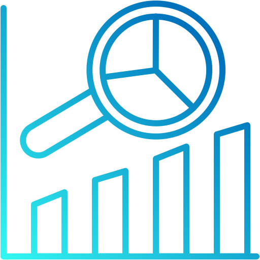 investigación de mercado icono gratis