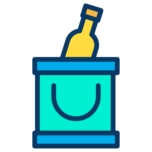 Nevera de vino icono gratis