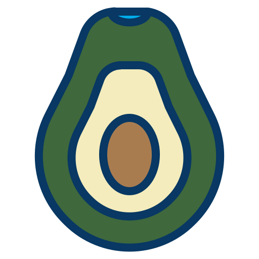 Avocado free icon