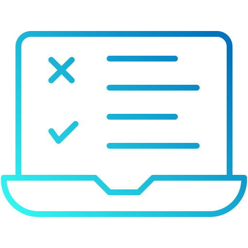 encuesta en línea icono gratis