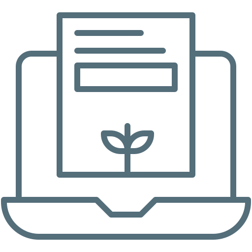 contenido orgánico icono gratis