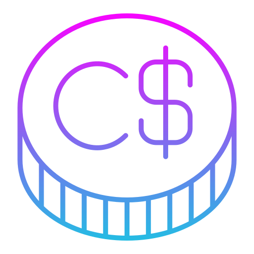 dollar canadien Icône gratuit dollar canadien Icône gratuit