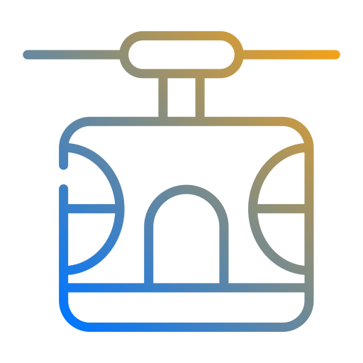 cabina del teleférico icono gratis