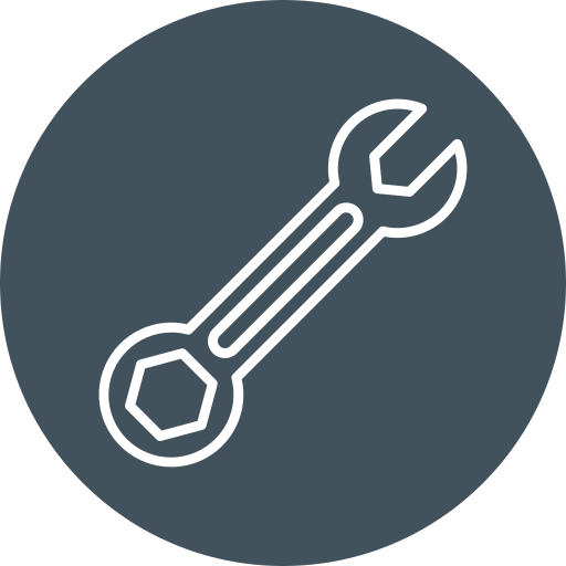 llave inglesa icono gratis