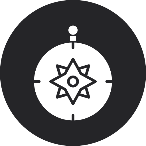 brújula icono gratis