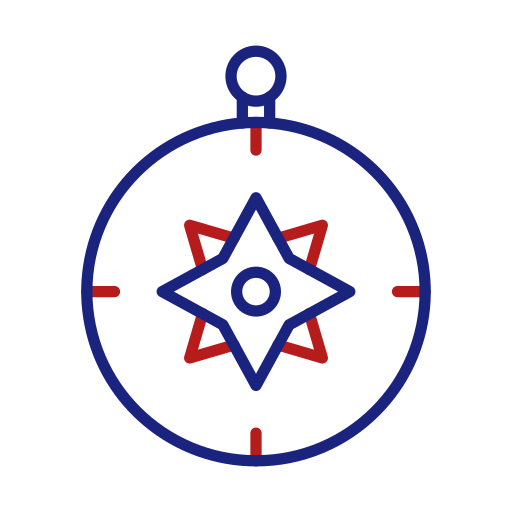 brújula icono gratis