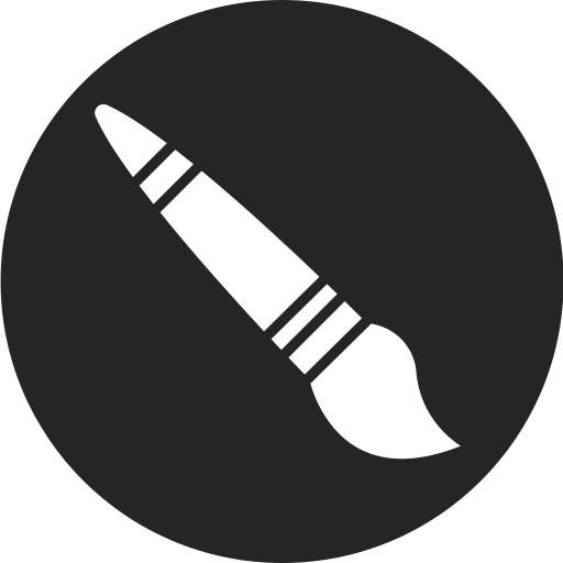 cepillo de pintura icono gratis