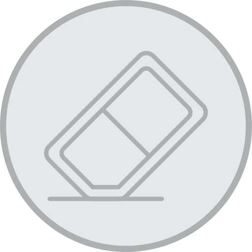 borrador icono gratis