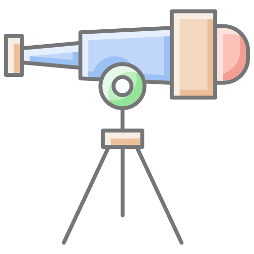 망원경 무료 아이콘