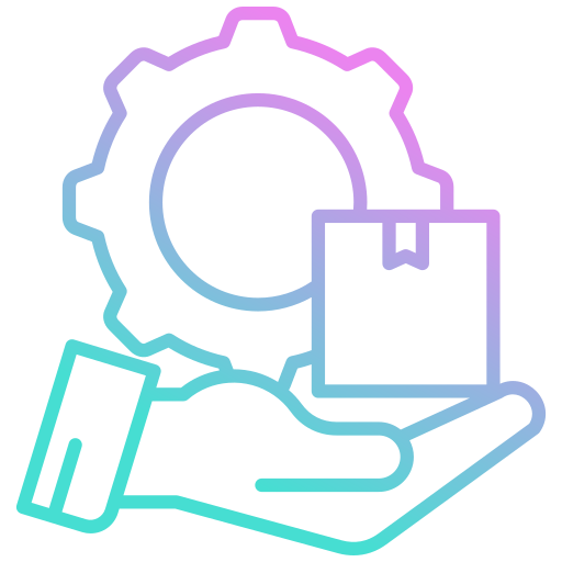 gestión de productos icono gratis