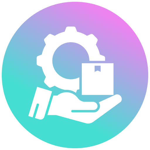 gestión de productos icono gratis