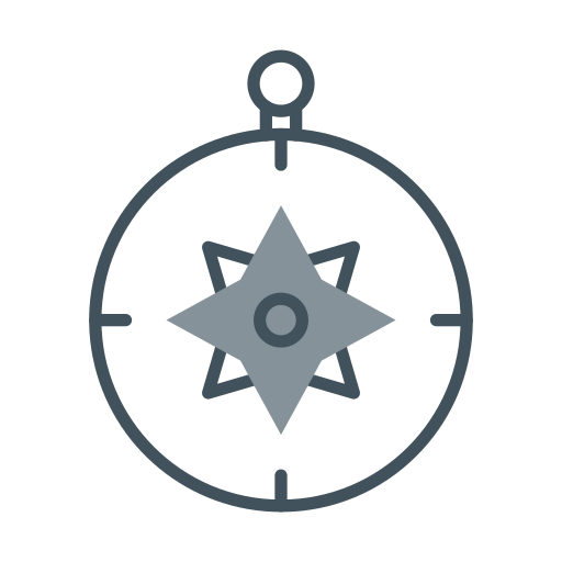 brújula icono gratis