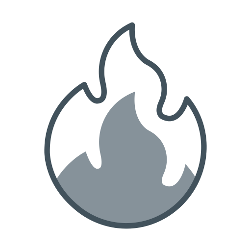 Fire free icon Fire free icon