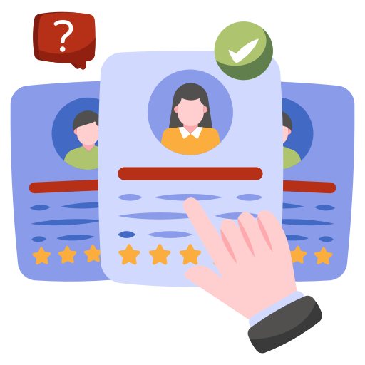 Verified candidate free icon