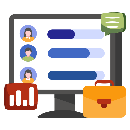 rendimiento de los empleados icono gratis