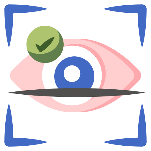 Eye scan free icon Eye scan free icon